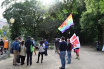 Pride march in support of Iran's LGBTQA